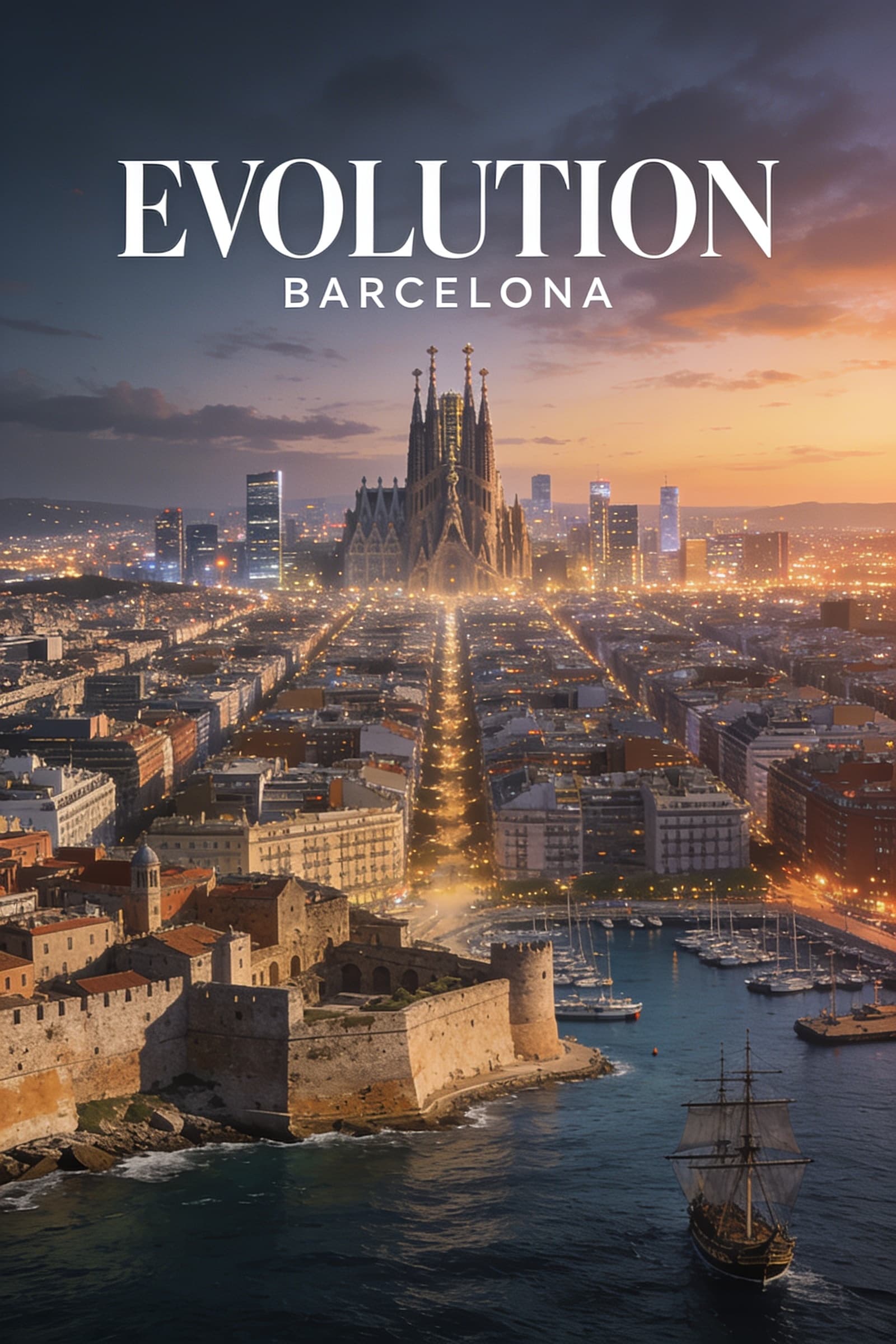 EVOLUTION: Barcelona poster